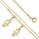 BN 020 Gold Layered CZ Bracelet